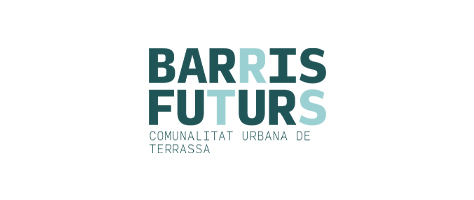 Logotip Barris Futurs. Comunalitat Urbana de Terrassa